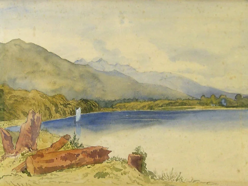 1812-William Fox - Il fiume Buller vicino a Westport